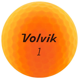 Volvik Vimat orange matte finish close-up highlighting glare-free visibility.