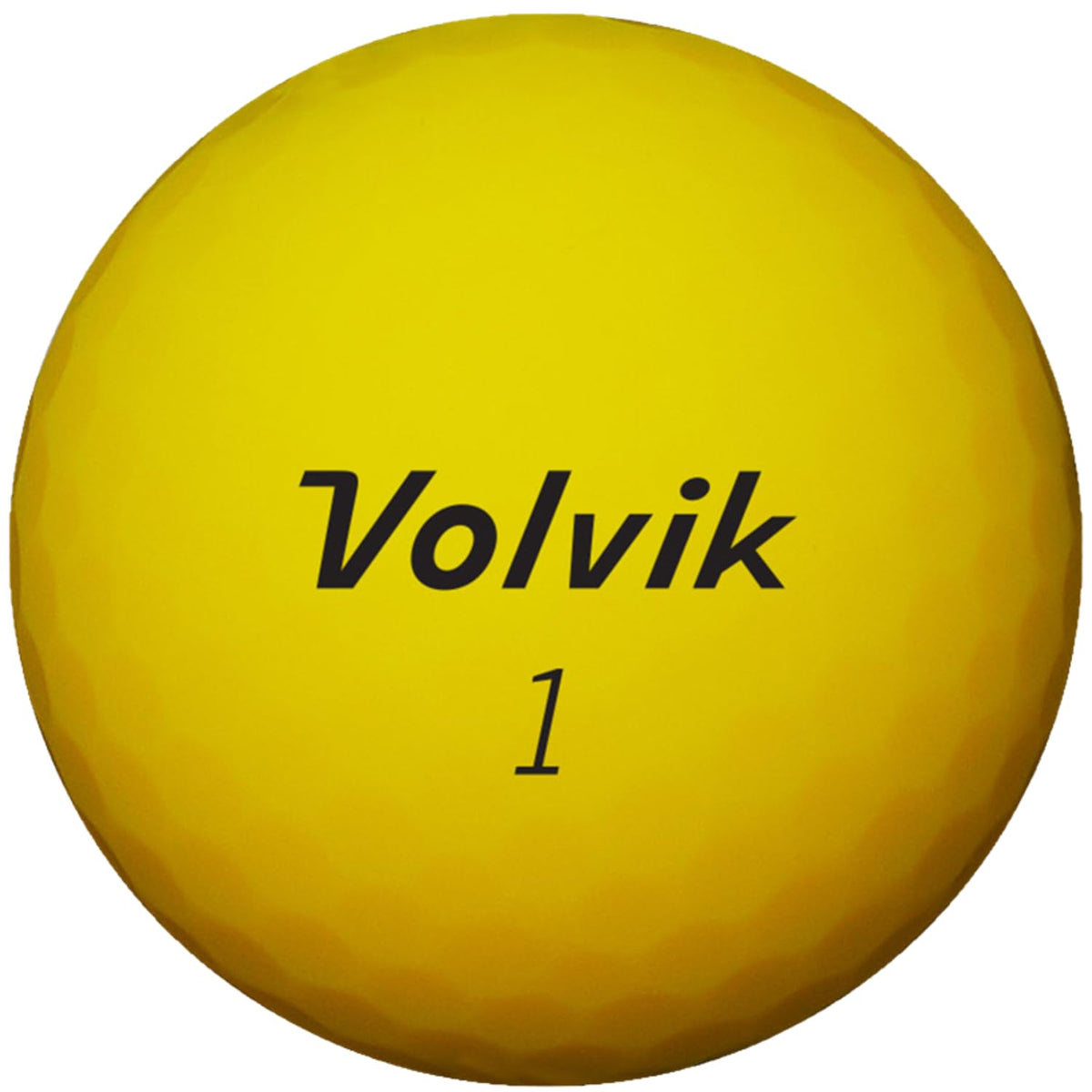Volvik Vimat Yellow golf balls with ionomer cover for durability and control