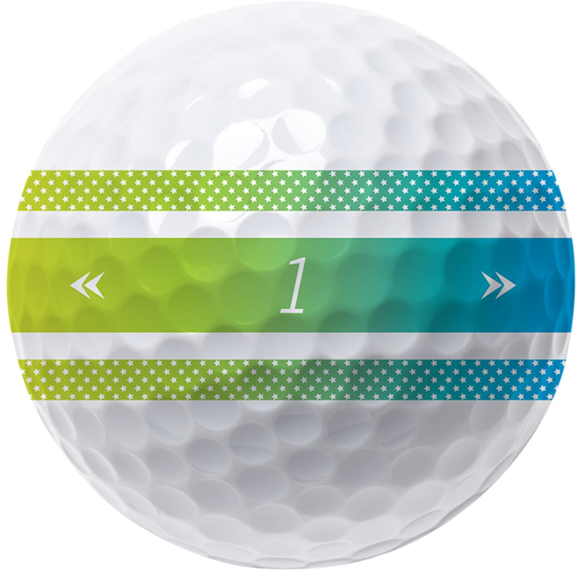 Volvik Vista3 12-20 dimple design promotes stable flight with reduced drag.