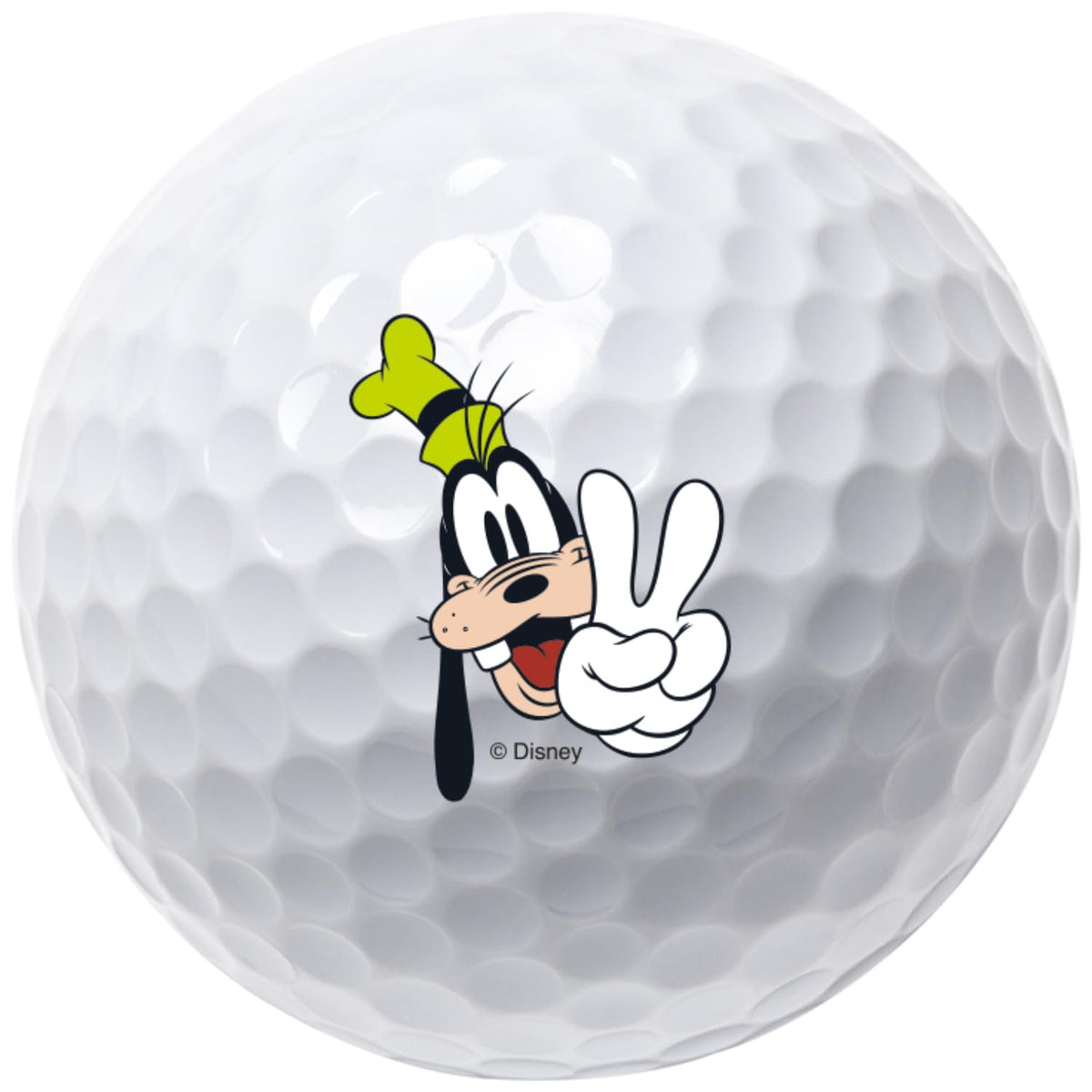 Volvik Vista3 Disney Dozen colorful graphics aid quick recognition mid-play.