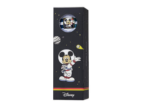 Volvik Vista3 Disney Dozen Mickey Astronaut graphics aid precise aim and ball tracking.