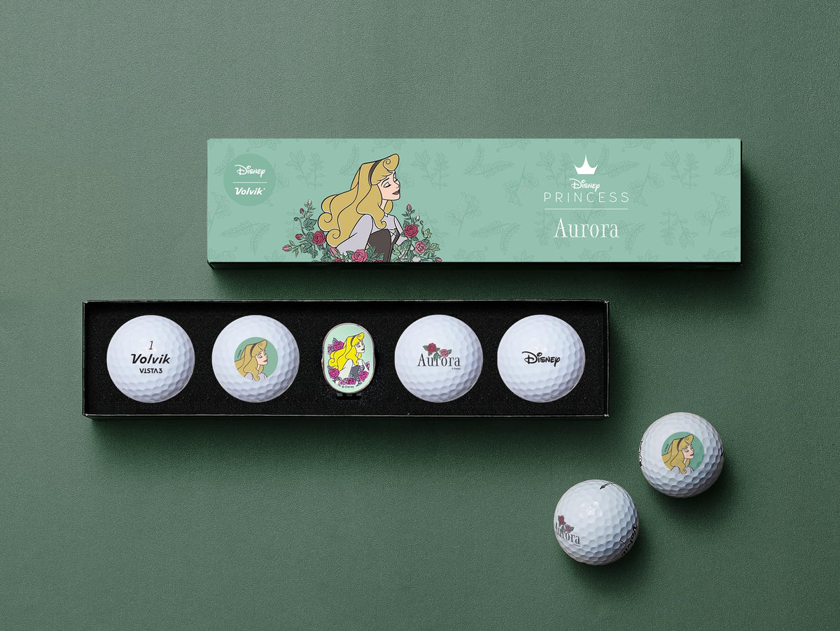 Volvik Disney Princess gift box displaying four balls for easy gift giving.