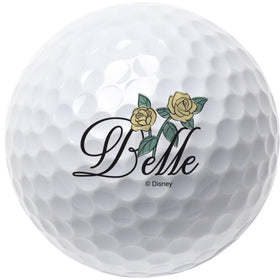 Belle ball marker with Disney design, collectible accessory included with the set.