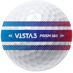 Volvik Vista3 Rainbow Prism color enhances visibility and tracking in daylight.