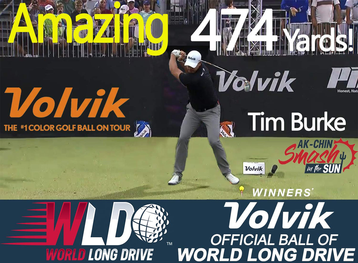 Volvik Vivid blue ball with matte finish improving visibility and feel during play.