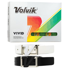 Volvik VIVID golf ball with bright matte green finish improves visibility