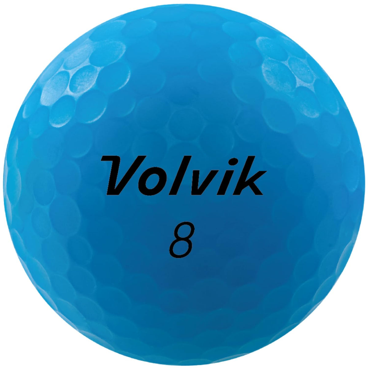 Volvik Vivid City Carolina 4 Pack matte finish ball close-up.