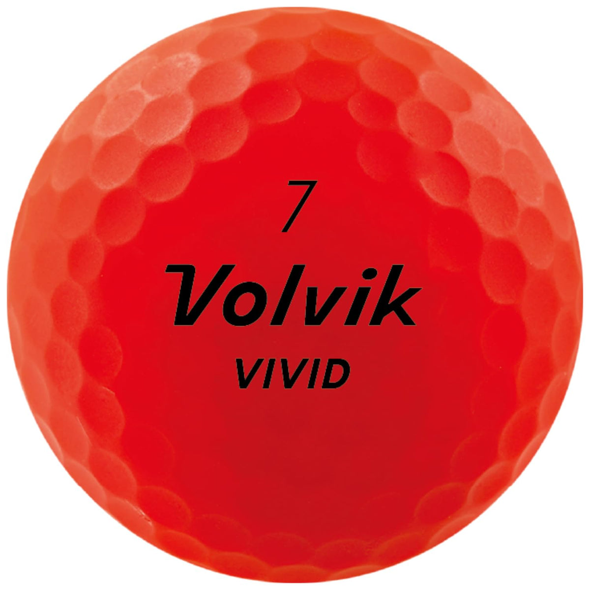 Volvik Vivid City Maryland edition ball showing matte finish for glare reduction.