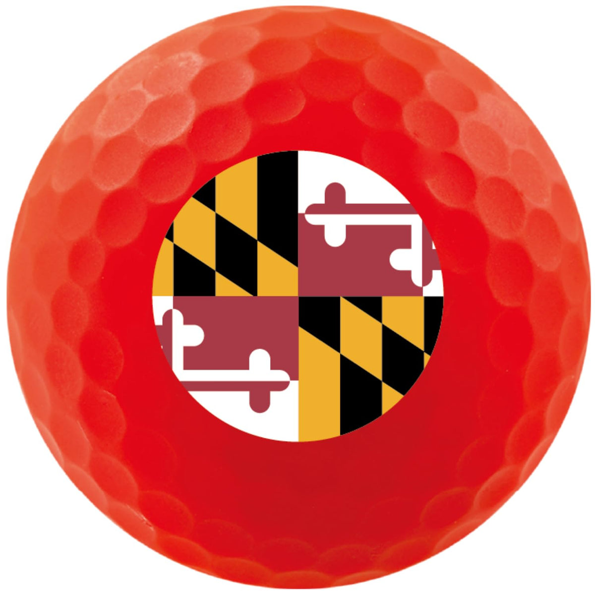 Volvik Vivid City Maryland edition gift set ball on course illustrating style and playability.
