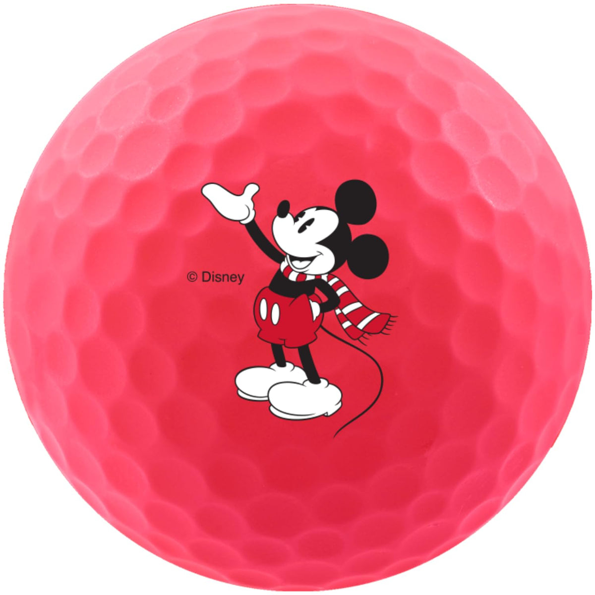 Volvik VIVID Disney holiday graphics ball for on-course visibility and fun.