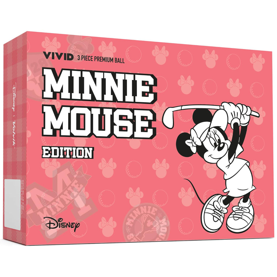 Volvik Vivid Minnie Mouse design ball, collectible on-course fun for Disney fans