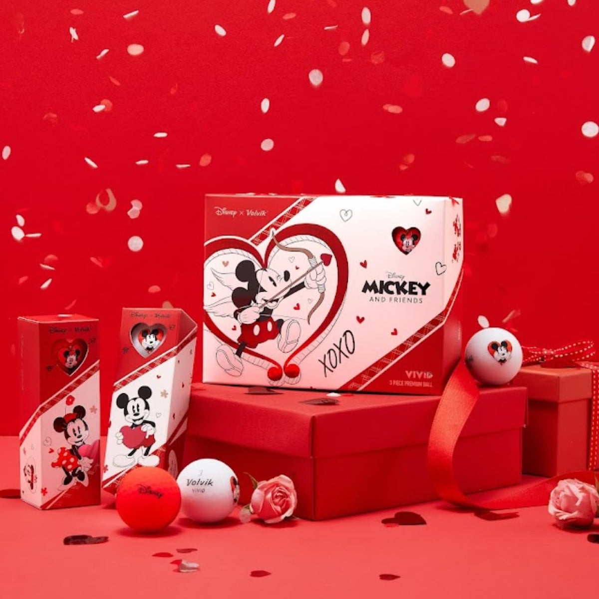 Volvik Vivid Disney gift set, a collectible presentation for golfers and Disney fans.