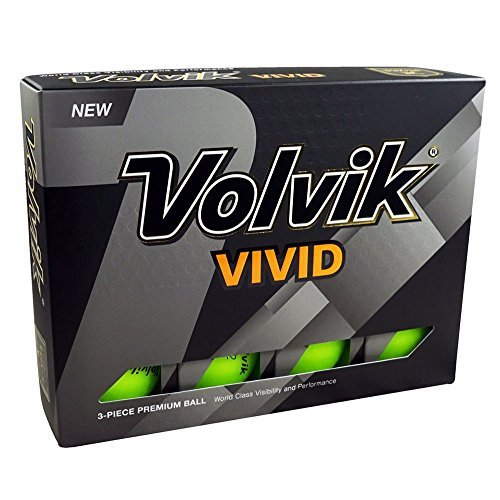 Volvik Vivid Green delivers longer distance for slower swing speeds.