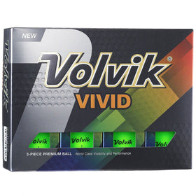 Volvik Vivid Green matte outer layer provides soft feel near greens.