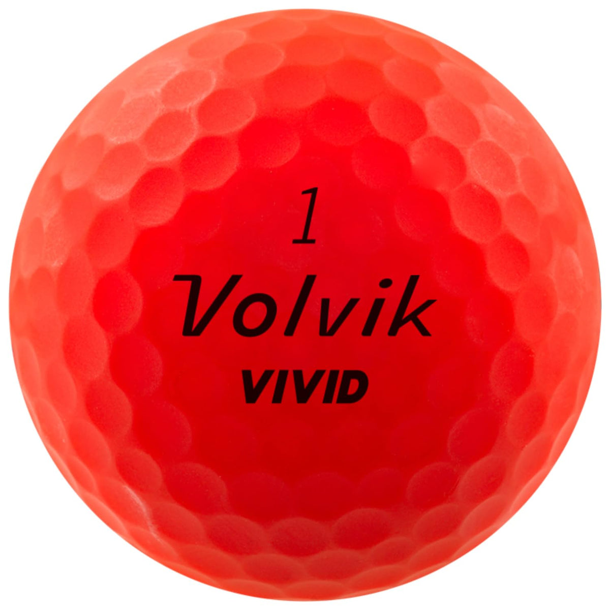 Close-up of Volvik Vivid matte coating for reduced glare.