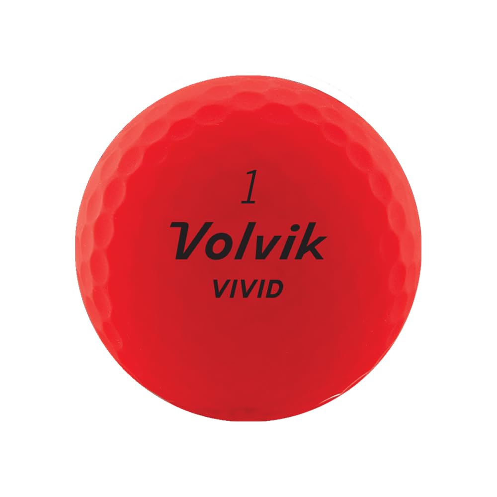 Volvik Vivid matte coating provides brighter colors and added spin.