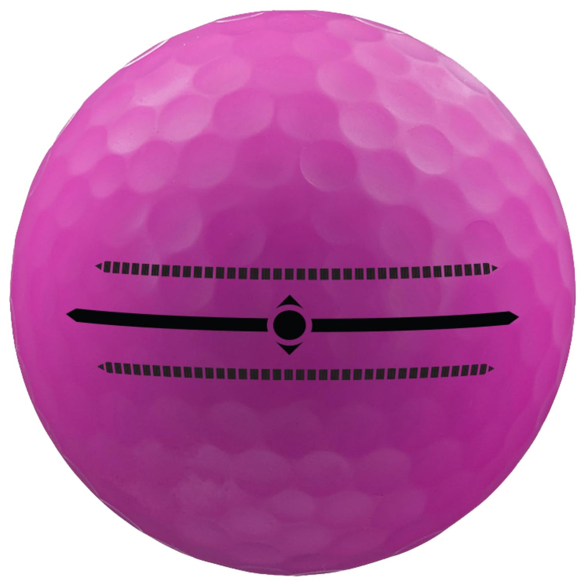 Volvik Vivid matte golf ball purple on green aids tracking.