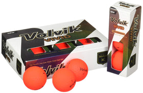 Volvik Vivid Matte Red golf ball in bag demonstrates indoor/outdoor versatility