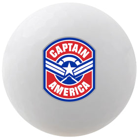 Volvik Vivid Soft Captain America box and sleeve showcasing themed packaging for collection.