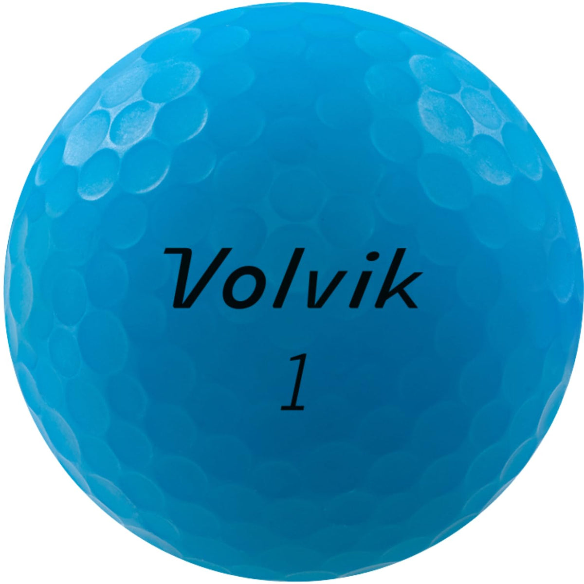 Volvik Vivid Soft Golf Balls blue color display emphasizes bold styling and visibility