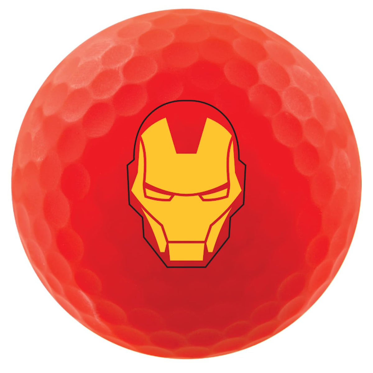 Volvik Vivid Soft Marvel balls Iron Man graphic detail, ideal for collector appeal