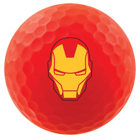Volvik Vivid Soft Marvel balls Iron Man graphic detail, ideal for collector appeal