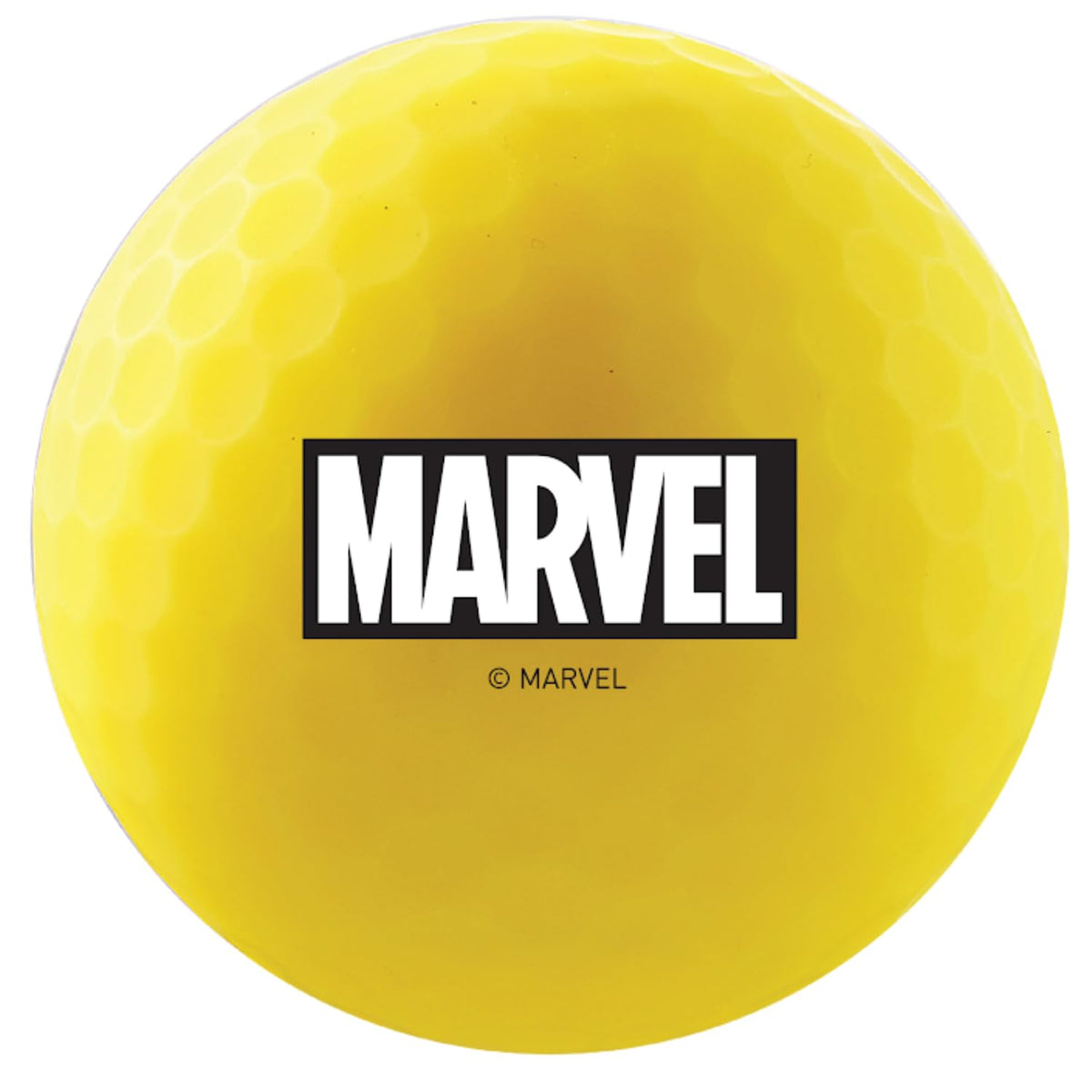 Volvik Vivid Soft Marvel balls on course for high visibility