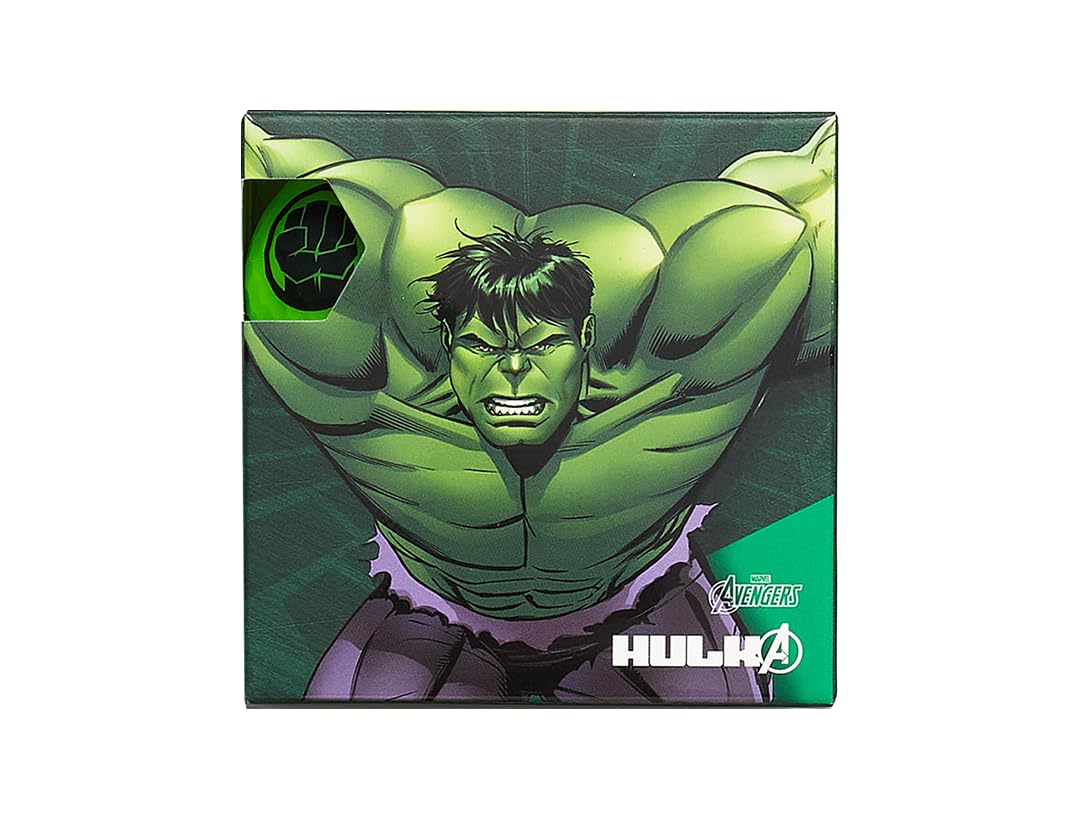 Volvik Vivid Soft Marvel Hulk ball designed for high visibility and on-course fun.
