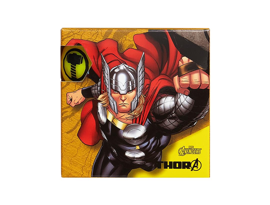 Volvik Vivid Soft Marvel Thor 4-pack golf balls with high-visibility matte finish