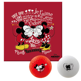 Volvik Vivid Soft Disney ball gift set, festive design for holiday rounds