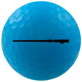 Volvik Vivid Soft Star Wars golf ball close-up shows matte finish and visibility