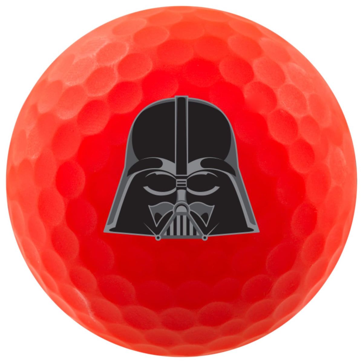 Close-up of Darth Vader ball showing vivid colors for easy tracking.