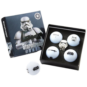Volvik Vivid Soft Star Wars Stormtrooper ball with matte finish for clear visibility.