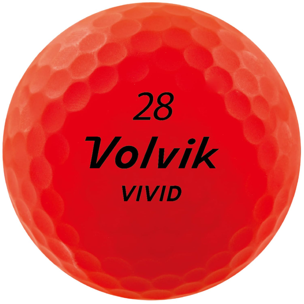 Volvik Vivid State Edition golf ball matte finish close-up for glare-free greenside play.