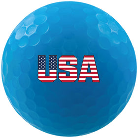 Volvik Vivid USA ball marker hat clip included for quick alignment.