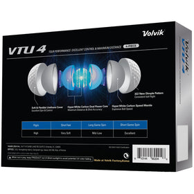 Volvik VTU4 on green demonstrates enhanced spin and control.