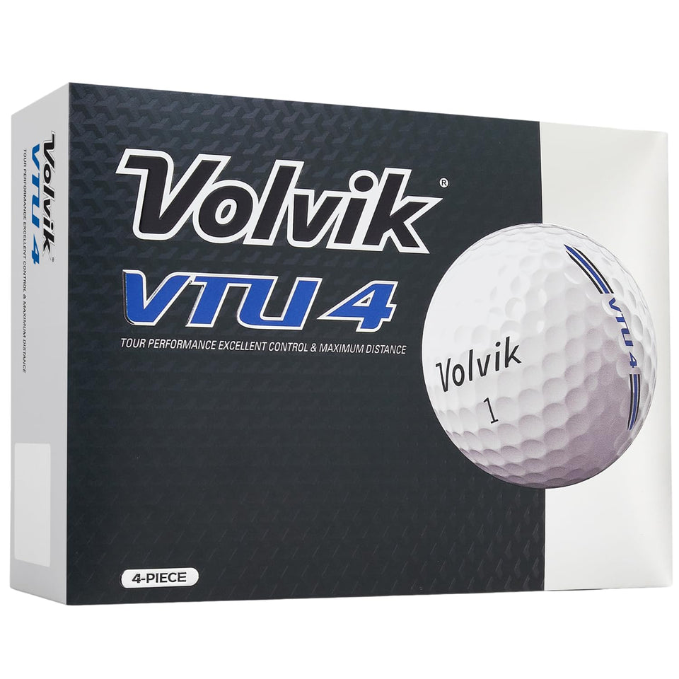 Volvik VTU4 tour ball front view for distance and precision.