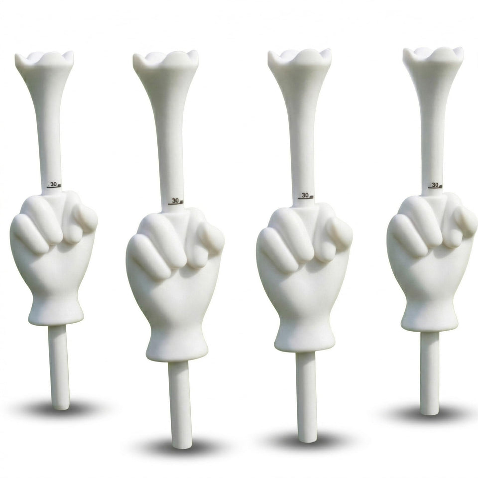 VONVOO fist topper on a golf tee adds playful flair to your round.