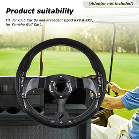 Versatile compatibility supports Club Car DS Precedent, Yamaha, and EZGO models.