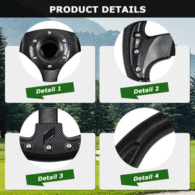 VOONKE ergonomic grip reduces fatigue for comfortable drives across the course.