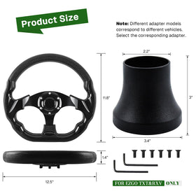 VOONKE golf adapter kit for EZGO TXT RXV installation
