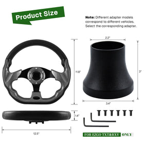 VOONKE golf adapter installed for EZGO TXT and RXV compatibility