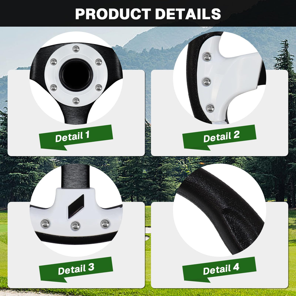 VOONKE golf wheel grip texture offering secure handling during rides