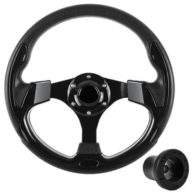 VOONKE golf steering wheel for EZGO TXT and RXV improves grip and control on the course.
