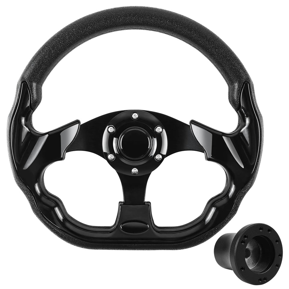 VOONKE golf wheel D-bottom with Yamaha adapter for precise steering control.