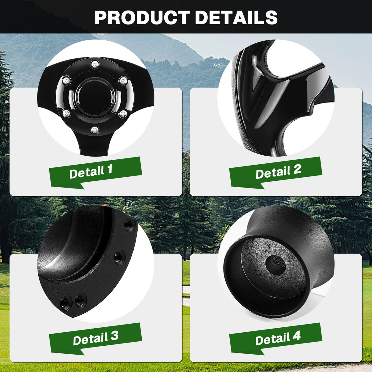 VOONKE hex wrench and screws package included for simple installation.