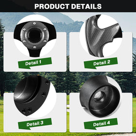 VOONKE hex wrench included for quick, precise steering wheel installation