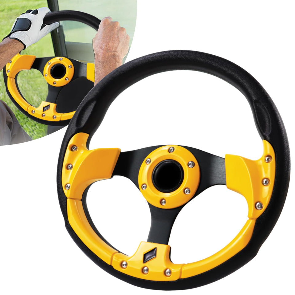 VOONKE universal golf steering wheel front view for comfortable control