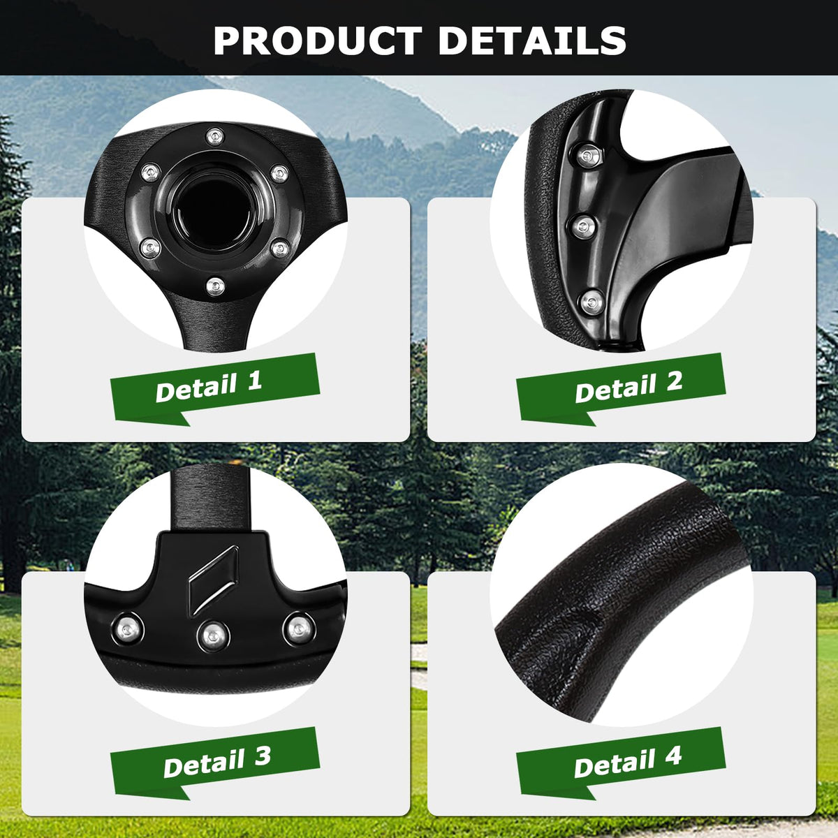 VOONKE universal wheel PVC material emphasizes durability for courses.
