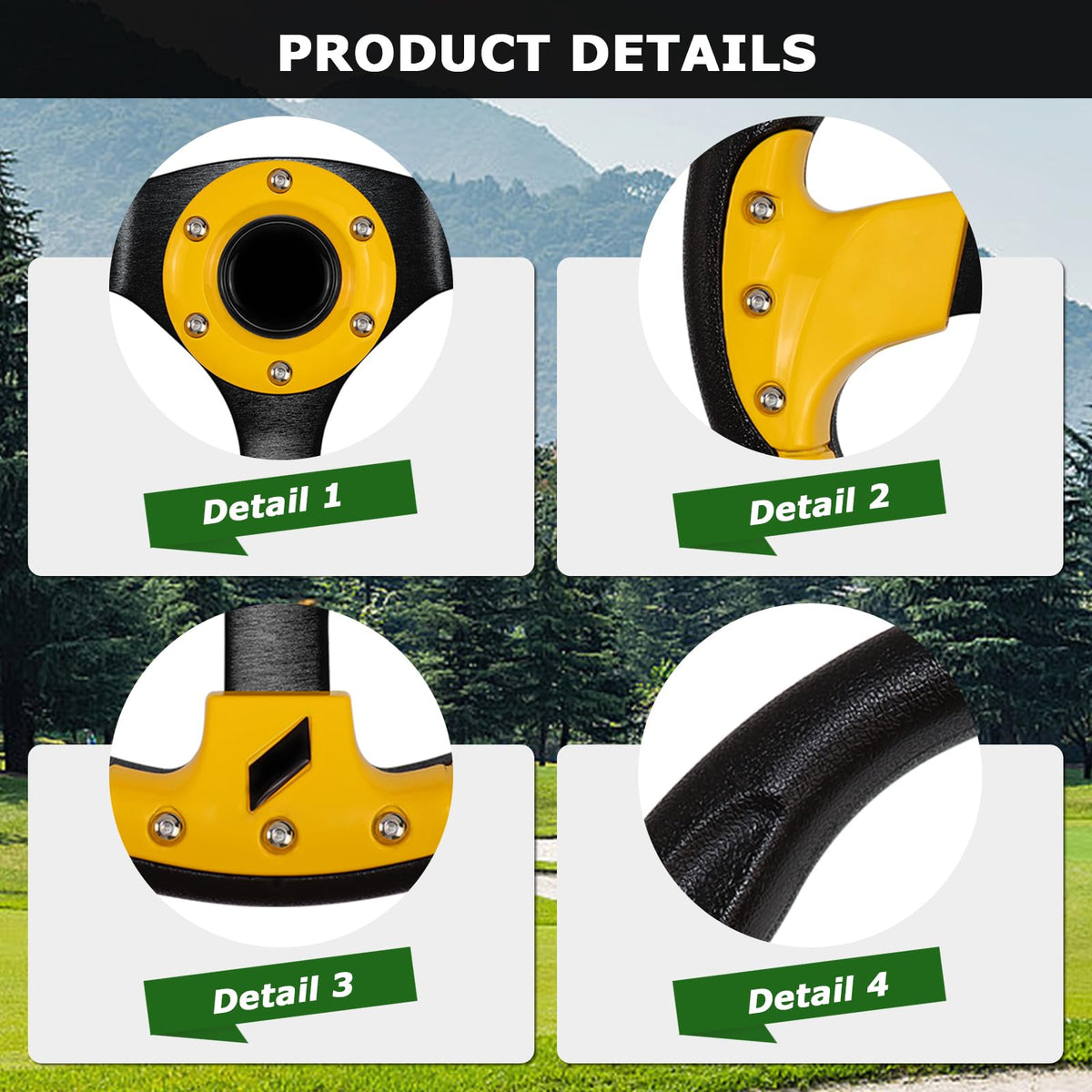 VOONKE PVC material resists wear for durable course use